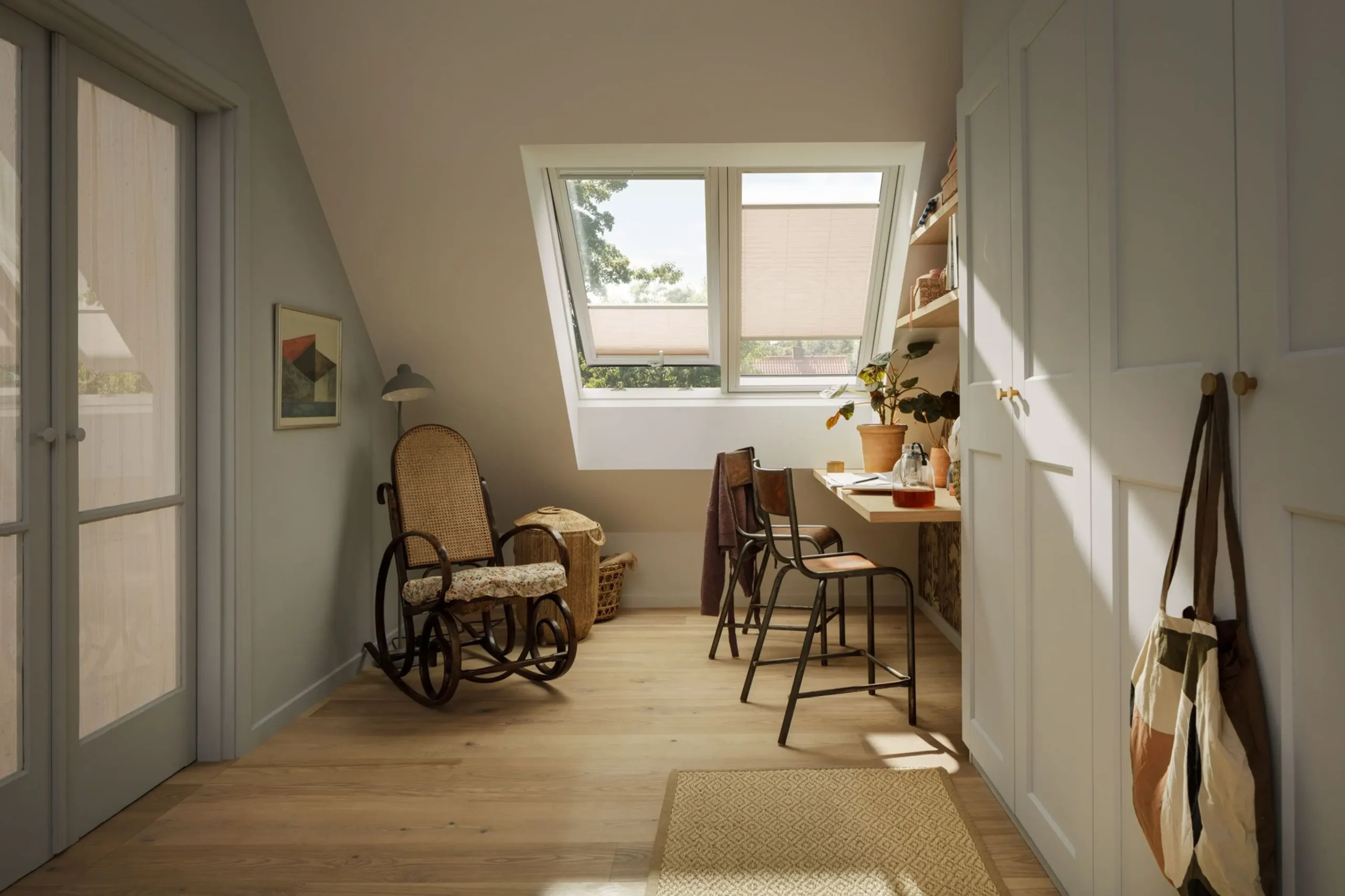 velux 2i1 takvindu på soverom